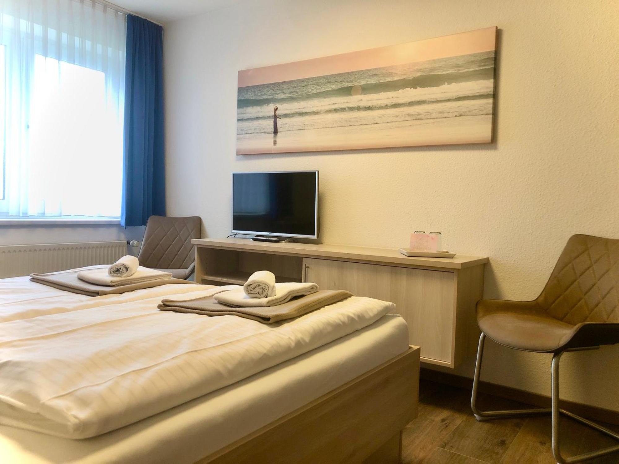 רוסטוק Gruenblau Relax Pension & Apartments מראה חיצוני תמונה