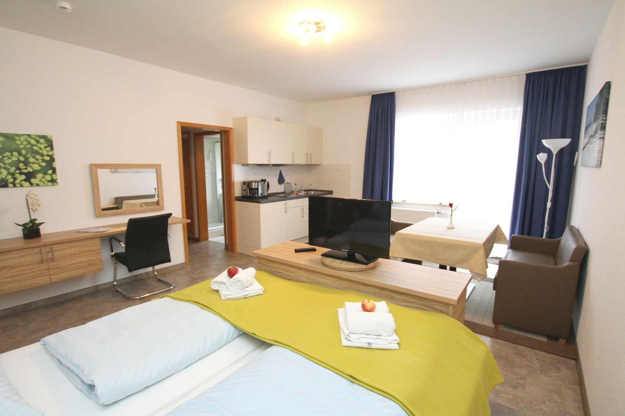 רוסטוק Gruenblau Relax Pension & Apartments מראה חיצוני תמונה