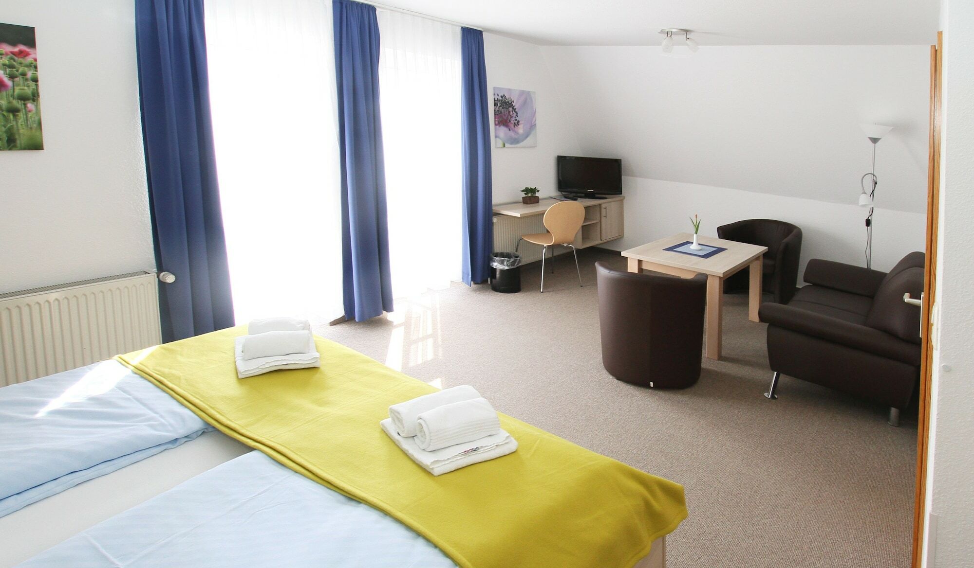 רוסטוק Gruenblau Relax Pension & Apartments מראה חיצוני תמונה